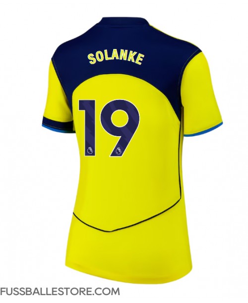 Günstige Tottenham Hotspur Dominic Solanke #19 3rd trikot Damen 2025-26 Kurzarm Günstige Tottenham Hotspur Dominic Solanke #19 3rd trikot Damen 2025-26 Kurzarm